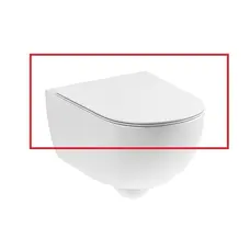 Крышка для унитаза soft-closing, Pin, белый матовый
