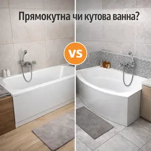 Какую ванну выбрать — прямоугольную или угловую