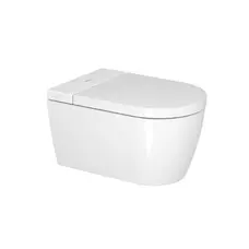Підвісний унітаз Duravit Rimless для SensoWash + сидіння для унітаза-біде SensoWash Starck f Plus, білий; 378 x 574 мм