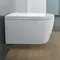 Подвесной унитаз Duravit Rimless для SensoWash + cиденье для унитаза-биде SensoWash Starck f Plus, белый; 378 x 574 мм