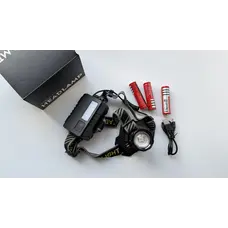 Ліхтар налобний BL-T701A-TG, 3x18650, ЗУ Type-C, zoom