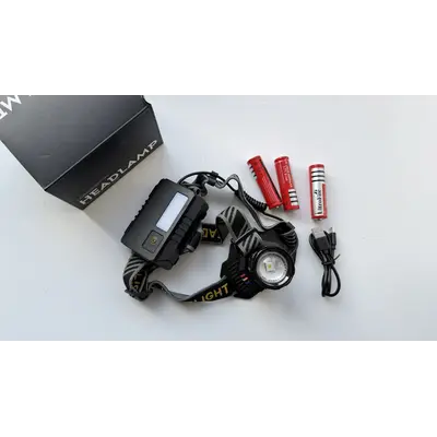 Фонарь налобный BL-T701A-TG, 3x18650, ЗУ Type-C, zoom