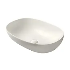 Накладна раковина без переливу, 60 см, Lino glossy