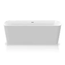 Ванна акрилова Knief Cosy зі щілинним переливом, White Glossy, 180×85×60 см