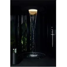 Комплект для душа AQUAMOON Experience Shower, верхній душ + змішувач зовнішня частина (platinum matt) + модуль підключення