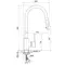 Смеситель для кухни Koller Pool Kitchen Light Pro chrome-grey 1145441321