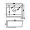 Мойка MIXXUS MH5843 SS COLOR (MH5843 NANO-SILVER) (3.0/0.8) с нерж. стали (цвет нерж.) (MX1930)