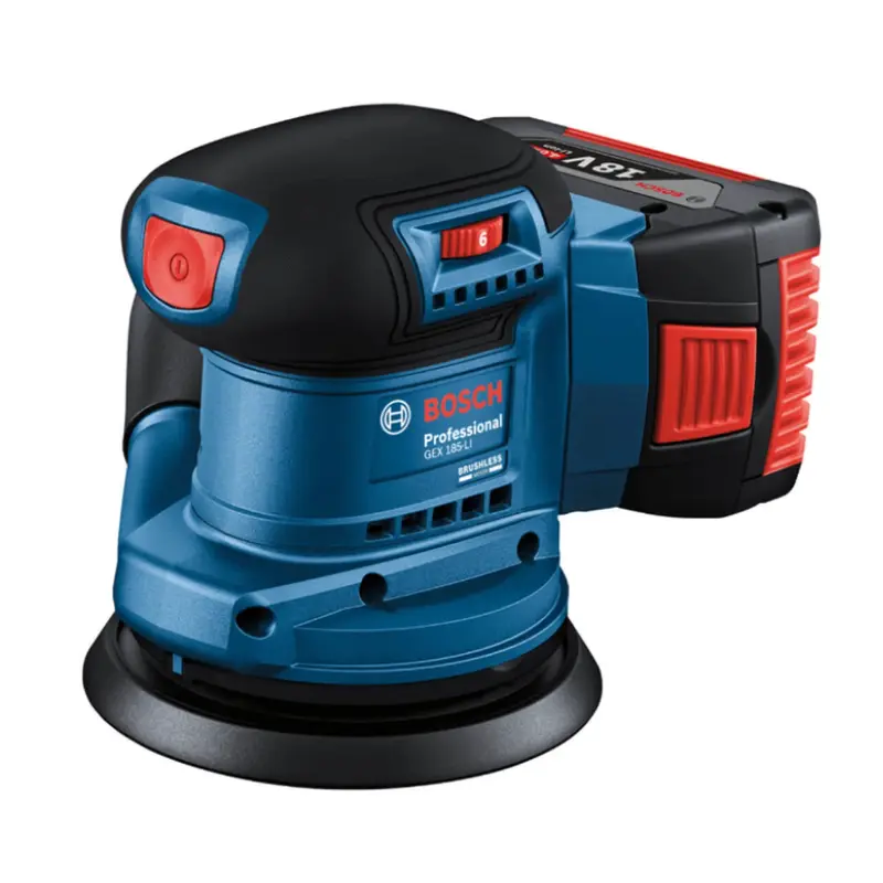 Ексцентрикова шліфмашина Bosch GEX 185-Li (18 В, 4 А*год) (06013A5021) Ексцентрикова шліфмашина Bosch GEX 185-Li (18 В, 4 А*год) (06013A5021)