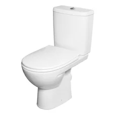 Унитаз-компакт KOLO Freja Premium горизонтальный выпуск, сливной бачок 3/6 л, нижний подвод с крышкой