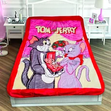 Плед - покрывало полуторный с рисунком 160х220 Tom and Jerry  