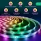 Умная 5M RGB+IC WiFi светодиодная лента 5M