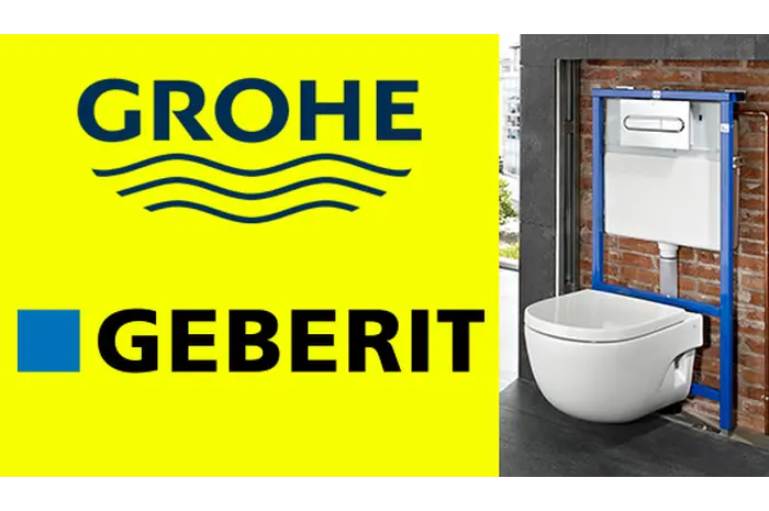 Бесплатная доставка на инсталляции GEBERIT, GROHE