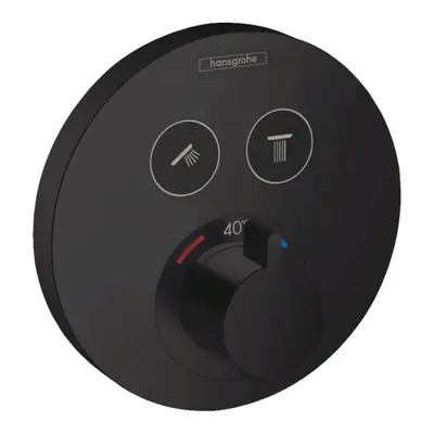SHOWER SELECT COMFORT S термостат для 2х потребителей, СМ, цвет чёрный матовый