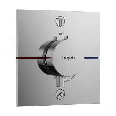 SHOWERSELECT COMFORT E термостат для 2 потребителей, скрытый монтаж, цвет хром