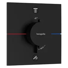 SHOWERSELECT COMFORT E термостат для 2 потребителей, скрытый монтаж, цвет черный матовый