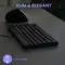 Проводная мини-клавиатура Perixx PERIBOARD-326 с подсветкой, USB-кабель, английская раскладка Проводная мини-клавиатура Perixx PERIBOARD-326 с подсветкой, USB-кабель, английская раскладка