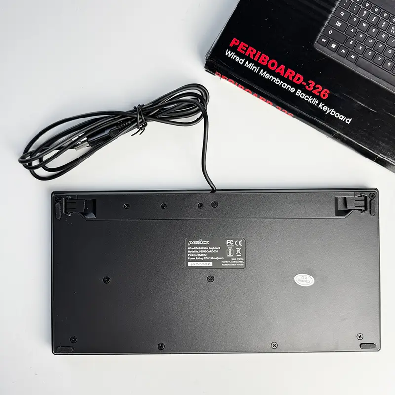 Проводная мини-клавиатура Perixx PERIBOARD-326 с подсветкой, USB-кабель, английская раскладка Проводная мини-клавиатура Perixx PERIBOARD-326 с подсветкой, USB-кабель, английская раскладка
