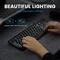 Проводная клавиатура Perixx PERIBOARD-333 с подсветкой, usb-кабель, итальянская раскладка