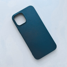 Чохол Silicone Case для  iPhone 12 Pro Max, силіконовий, темно-зелений 