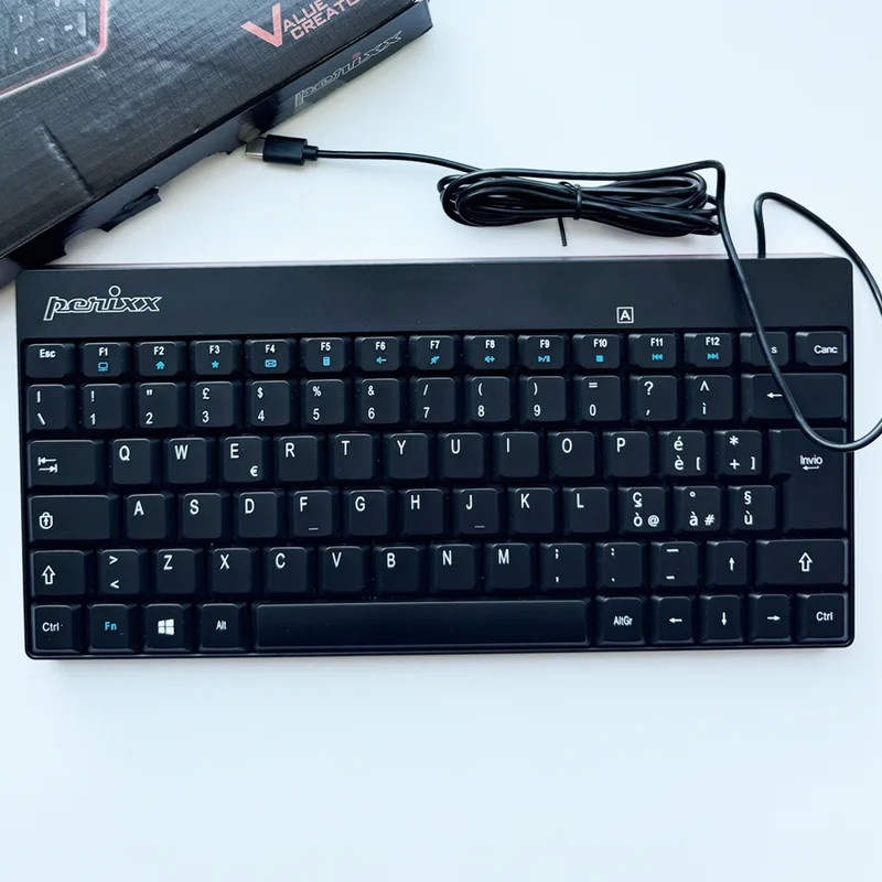 Проводная клавиатура Perixx PERIBOARD-422 , usb-кабель