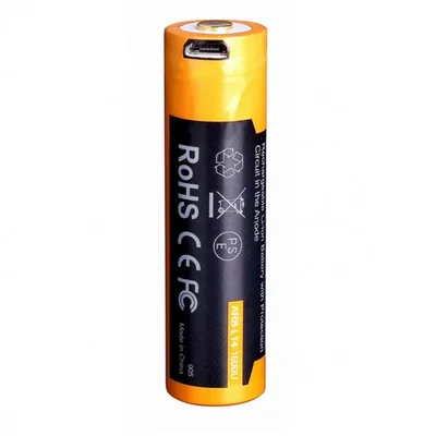 Акумулятор 14500 Fenix ARB-L14-1600Umicro usb зарядка