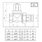 Кран радиаторный ICMA №955 1/2 прямой, микрометрический с антипротечкой