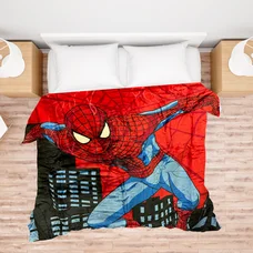 Плед - покрывало полуторный с рисунком 160х220 Spider-Man 