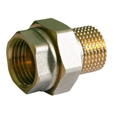 Згін-американка WIANGI 1 1/2" прямий, нікель