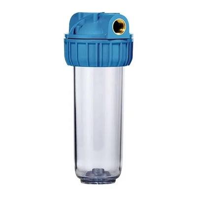 Колба 3Р 10" 1" в комплекте ключ, крепление AquaKut (10706)