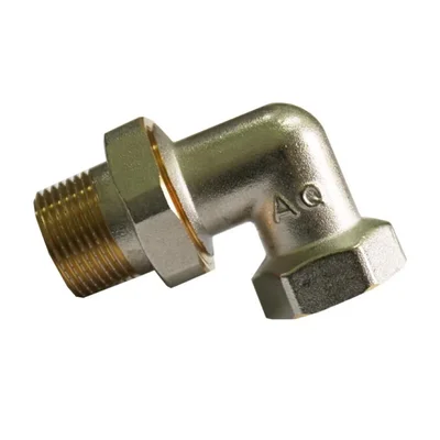 Сгон-американка AQUAVITA 1/2" угловой AQ, никель.