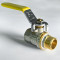 Кран шаровый для газа SANTAN Professional 605, 1/2" наружный-внутренний, желтая ручка