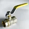 Кран шаровый для газа SANTAN Professional 600, 1/2" внутренний -внутренний, желтая ручка