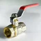 Кран шаровый для воды SANTAN Professional 600, 1/2" внутренний-внутренний, красная ручка