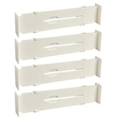 Розділювачі для ящиків, набір, пластикові, телескопічні