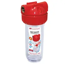 Фильтр для очистки горячей воды SANTAN Musson 3PS, 1" (прозрачная колба)