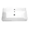 Умывальник AquaRodos Deep 75 см, прямоугольный, белый, искусственный камень
