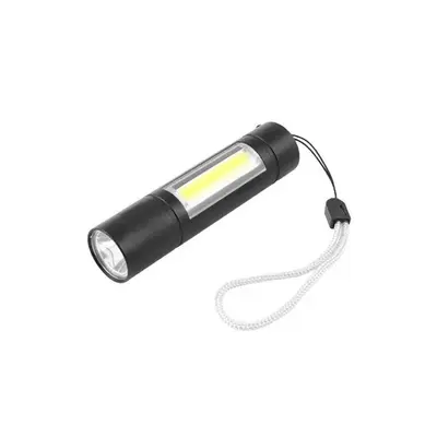 Ліхтар 1501-XPE+COB, кишеньковий Li-Ion акумулятор, ЗП microUSB, Box