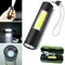Ліхтар 1501-XPE+COB, кишеньковий Li-Ion акумулятор, ЗП microUSB, Box