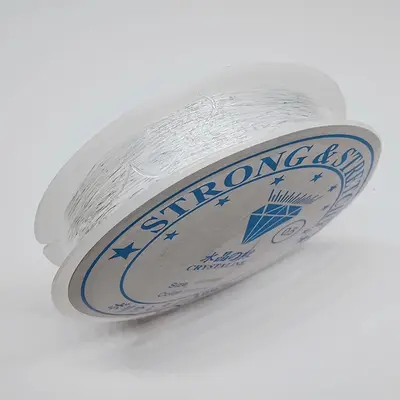 Мононитка Волосінь-гумка еластична напівпрозора 0.5 мм 12.5 метрів