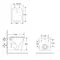 Унитаз подвесной MIXXUS PREMIUM QUADRO-0301-R RIMLESS