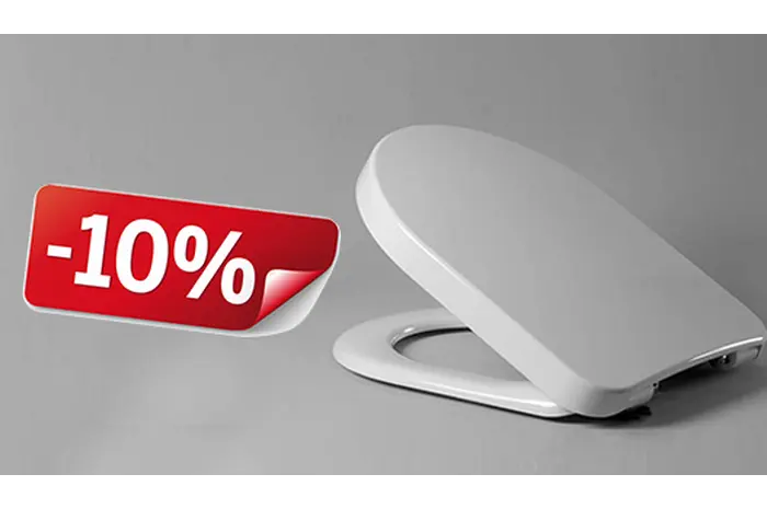Знижка 10% на сидіння для унітазів