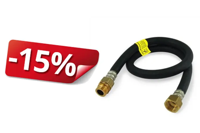 Скидка 15% на газовые шланги ТМ UKRAINE