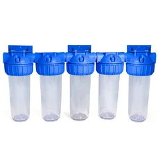 Фильтр для очистки воды SANTAN Fivefold Arctic 3PS, 1", корпус, крепление, ключ, без картриджа