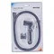 Комплект для гігієнічного душу MIXXUS bidet SET-002 BLACK з тримачем і шлангом 120 см, чорний