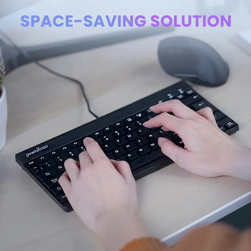 Проводная мини-клавиатура Perixx PERIBOARD-326 с подсветкой, USB-кабель, английская раскладка Проводная мини-клавиатура Perixx PERIBOARD-326 с подсветкой, USB-кабель, английская раскладка