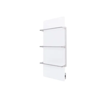 Полотенцесушитель стеклянный SunWay SWGT 300, 450х900х15 мм, белый