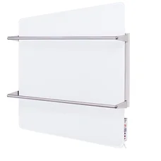 Рушникосушарка скляна з регулятором SunWay SWGT-RA 400, 600х600х15 мм, біла