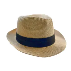Шляпа мужская светло бежевая