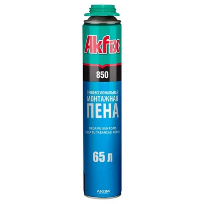 Пена монтажная профессиональная Akfix 850 Mega 65 L