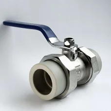 Кран PP-R SANTAN шаровый хромированный 32х32